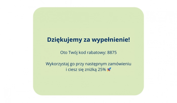 Unikalny kod rabatowy na końcu ankiety – skuteczny sposób na  zaangażowania klientów