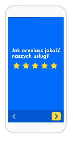 Skala Likerta z użyciem gwiazdek