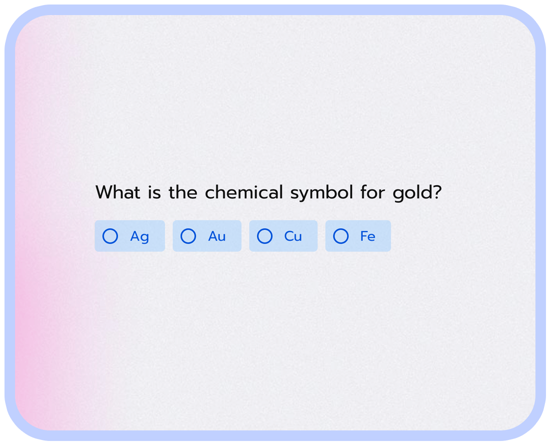 Quiz example